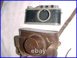 1932 LEICA II CAMERA BODY Very Early 76376 LEATHER LEICA CASE