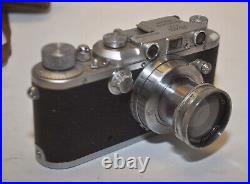 1936 Leica IIIa Rangefinder Camera Leitz Summar 5cm f/2
