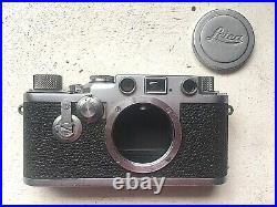 1954 Leica Red Dial Rangefinder Film Camera Body withSelf Timer 696396