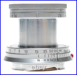 2.8/50mm Elmar 5cm f2.8 Collapsible Leica BM rangefinder camera lens