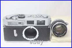AS IS Canon Model 7 Leica Screw Mount Rangefinder Camera Body 50mm F1.8 Lens