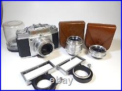 Agfa Ambi Silette Rangefinder 35mm 3 Lenses 35mm 50mm 90mm Proximeter I & II