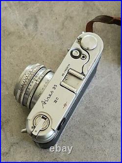 Aires 35 IIIC Vintage Film Camera With Coral 4.5cm f 2.4 # 902