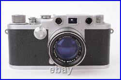 Appareil photo Nicca 3-F avec objectif Nikkor-H. C f/2 50mm. #89463. Leica copy
