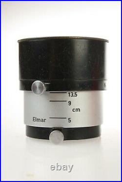 BOXED Leica Leitz FIKUS Lens Hood Viriable Lens Hood ELMAR 5cm-13.5cm 12530