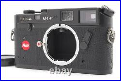 CLA'D Near MINT LEICA Leitz M4-P Black Rangefinder Film Camera From Japan