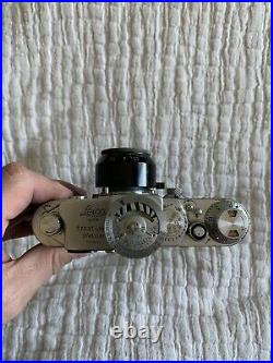 (CLA) Leica Leitz IIIF Vintage German 35mm Rangefinder Film Camera