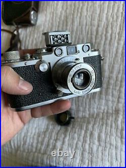 (CLA) Leica Leitz IIIF Vintage German 35mm Rangefinder Film Camera