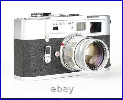 Camera Chrom Leica Leitz M5 With Lens Chrom Summicron 2/50mm