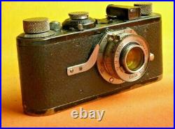 Camera Leica IA Lens Elmar 3.5/50mm. Serial number 28531, quite early