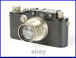 Camera Leica III F Black With Nickel Summar 2/5cm Casse