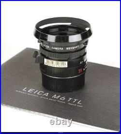 Camera Leica M6 Millenium with Summicron 2/35mm ASPH Black Paint Mint Bo 10442
