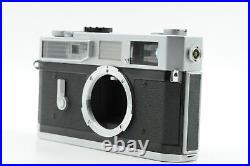 Canon 7 Rangefinder Camera Body Chrome, Leica LTM M39 Slow speeds off #153