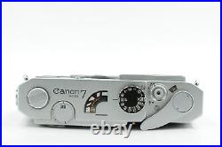 Canon 7 Rangefinder Camera Body Chrome, Leica LTM M39 Slow speeds off #153
