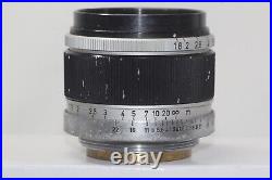 Canon Model 7 Leica Screw Mount Rangefinder Camera Body 50mm F/1.8 LMT Lens