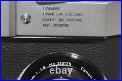 Canon Model 7 Leica Screw Mount Rangefinder Camera Body 50mm F/1.8 LMT Lens
