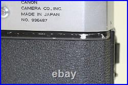 Canon Model 7 Leica Screw Mount Rangefinder Camera Body 50mm F/1.8 Lens Japan
