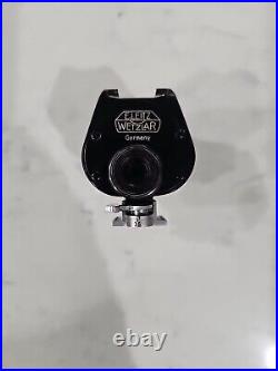 E. Leitz Wetzlar Black Universal View Finder Fit Leica Rangefinder Vintage 40602