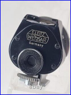 E. Leitz Wetzlar Black Universal View Finder Fit Leica Rangefinder Vintage Camera