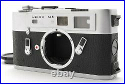 EXC+5 Meter lower LEICA Leitz M5 Silver Rangefinder Film Camera From Japan