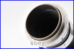 EXC++? Leica 9cm F/4 Leitz Elmar Black 90mm Vintage M39 Screw Mount Lens