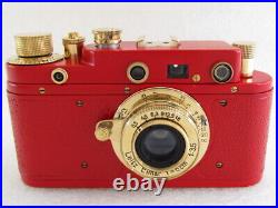 EXC! Leica-II(D) Luftwaffe WW2 Vintage Russian RF Camera + Lens Elmar F3.5/5cm