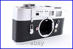 EXC+++++? Leica M5 Silver Chrome 35mm Rangefinder Film Camera From Japan