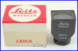 Exc+5 withBox Vintage Leica viewfinder 28mm Black Leitz Wetzlar 12007 From JAPAN