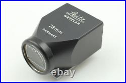 Exc+5 withBox Vintage Leica viewfinder 28mm Black Leitz Wetzlar 12007 From JAPAN