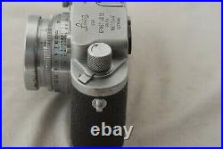 Exc Leica IIIF Red Dial SM Camera #823232 with50mm f/2 Summitar #930813 Lens