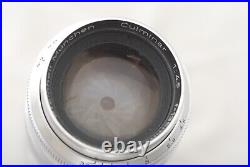 Exc Leica IIIF SM Camera with50mm f/2 Summitar and 135mm f/4.5 Steiheil Lenses