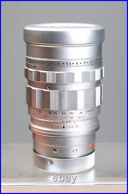 Exc++ Leitz Leica Canada 90mm F2 Summicron M Silver 1960 Version 1 Vintage Glass