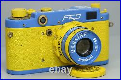 Exclusive Model LEICA Camera Ukraine FED-2 Rangefinder 35 mm, lens 2.8 / 55mm