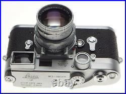 Exquisite Leica M3 rangefinder camera Summicron 2/50mm Museaum condition box kit