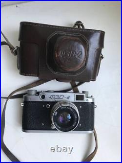 FED 2 Camera USSR Leica copy lens Industar-26m 50mm f/2