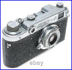 FED-2 Type c Rangefinder Film Camera 3.5/50 M39 Leica Mount USSR