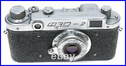 FED-2 Type c Rangefinder Film Camera 3.5/50 M39 Leica Mount USSR