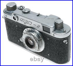 FED-2 Type c Rangefinder Film Camera 3.5/50 M39 Leica Mount USSR