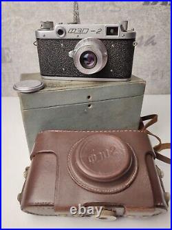 FED 2 camera Dzerzhinsky factory RARE. Copy LEICA Rangefinder Vintage Camera