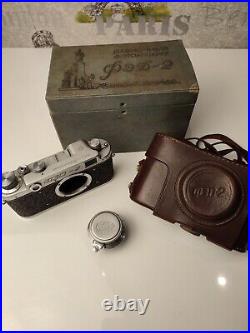 FED 2 camera Dzerzhinsky factory RARE. Copy LEICA Rangefinder Vintage Camera