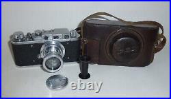 FED-? NKVD USSR Russian Rangefinder camera copy LEICA 35mm INDUSTAR-10 2/50mm