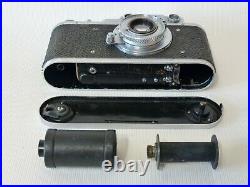 FED NKVD USSR Russian Rangefinder camera copy LEICA 35mm INDUSTAR-10 3.5/50mm
