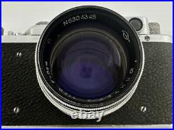 FED NKVD-USSR WWII type 1d Vintage 1939-1941 Russian RF Camera with Lens Jupiter-3