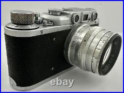 FED NKVD-USSR WWII type 1d Vintage 1939-1941 Russian RF Camera with Lens Jupiter-3