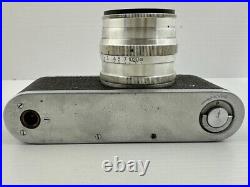 FED NKVD-USSR WWII type 1d Vintage 1939-1941 Russian RF Camera with Lens Jupiter-3