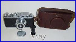 FED NKVD UkrSSR Russian Rangefinder camera copy LEICA 35mm INDUSTAR-10 3.5/50mm