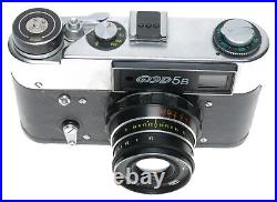 Fed 5B 35mm Rangefinder Camera M39 Industar-61 L/D 2.8/55 USSR