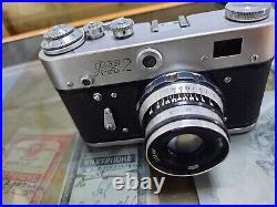 Film Camera 35mm Tested FED 2 Industar-61 2.8/52mm Rare Vintage Leica Copy ussr