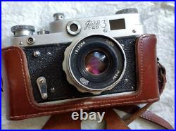 Film Camera 35mm Tested FED 3 Industar-26 2.8/52mm Rare Vintage Leica Copy ussr