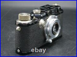 Fine Leica III Mod. F c. 1935 Black/Nickel W. Elmar 3.5/50mm withCase & Books